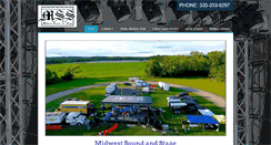 Desktop Screenshot of midwestsoundandstage.com